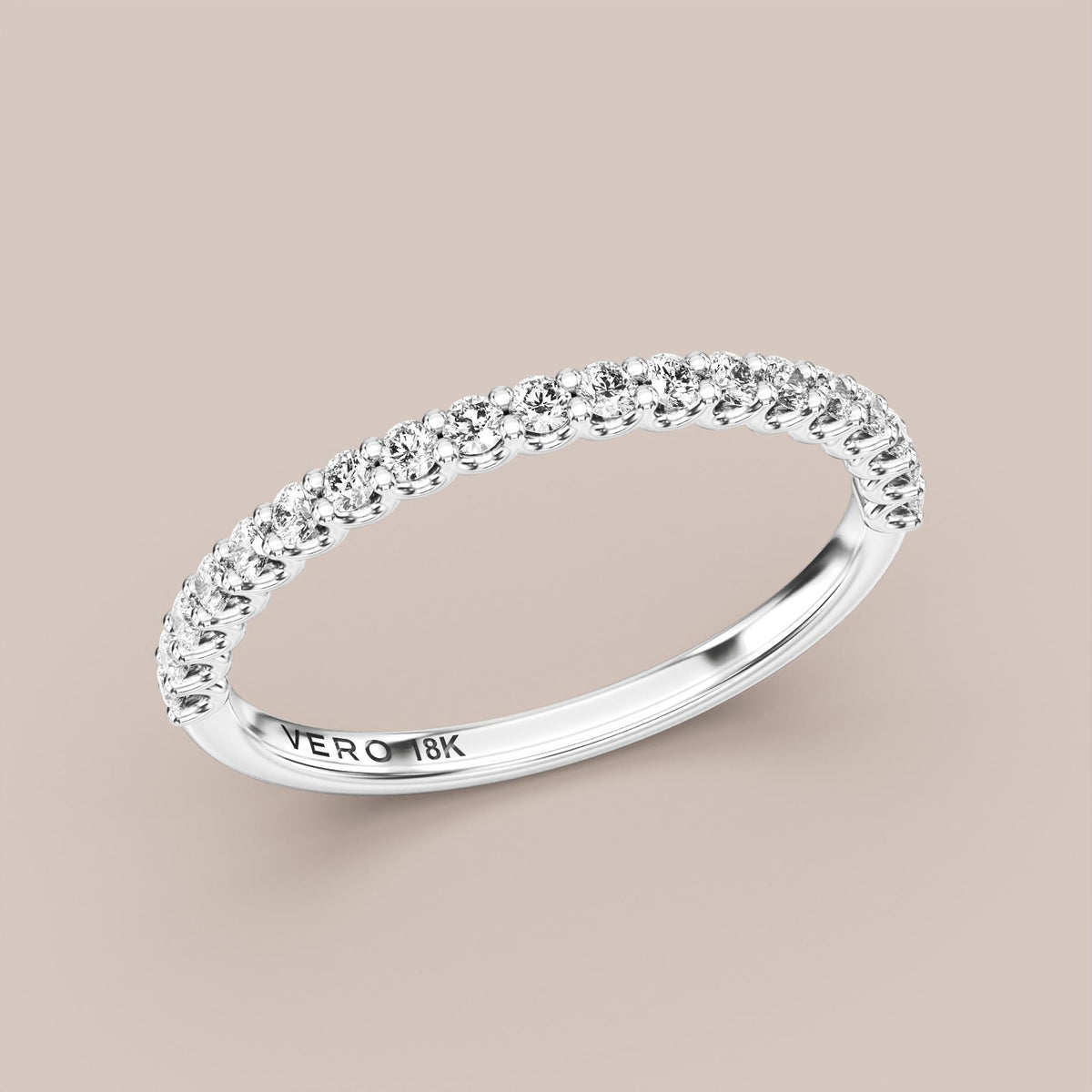 Shared Prong Diamond Band Half Eternity