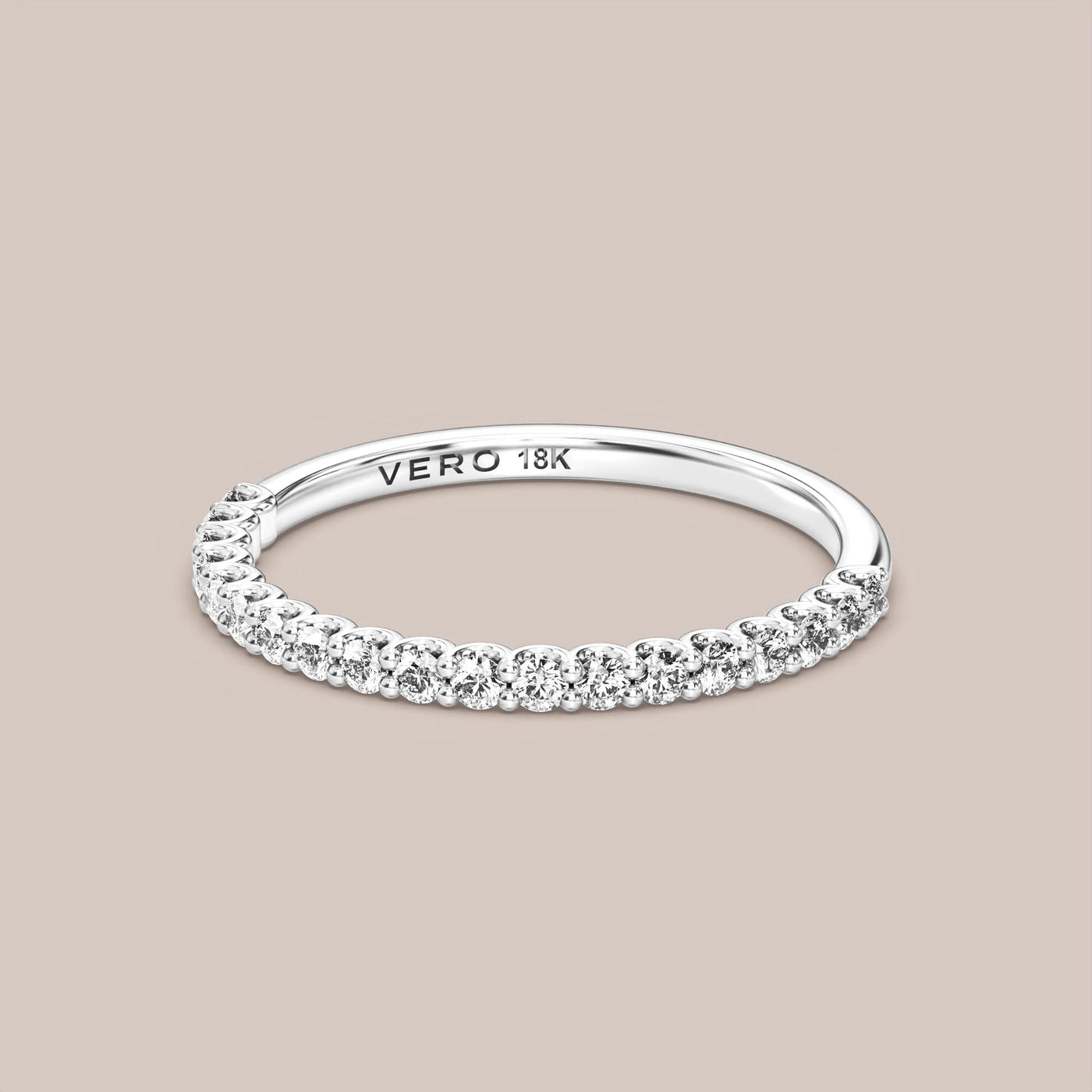 Shared Prong Diamond Band Half Eternity