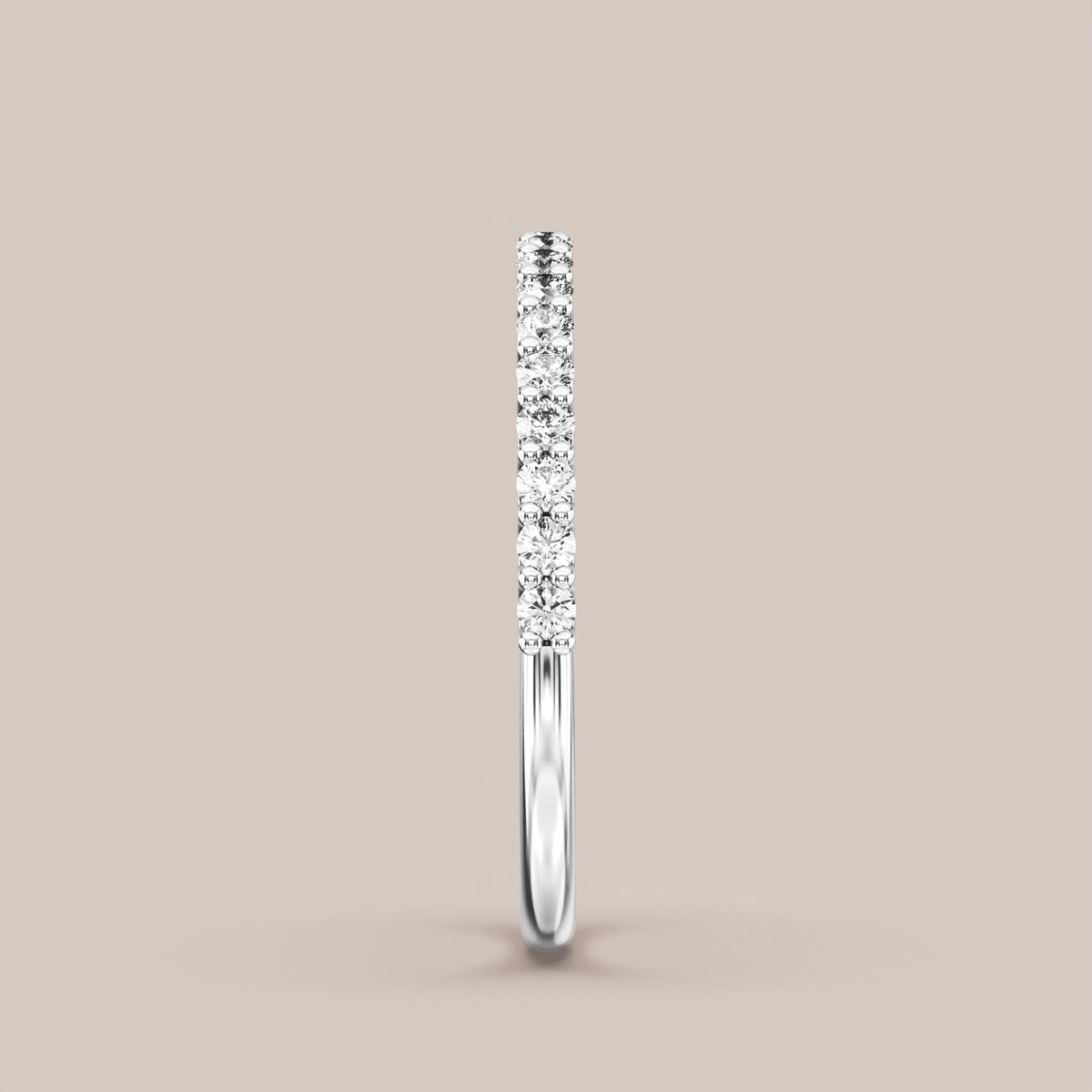 Shared Prong Diamond Band Half Eternity