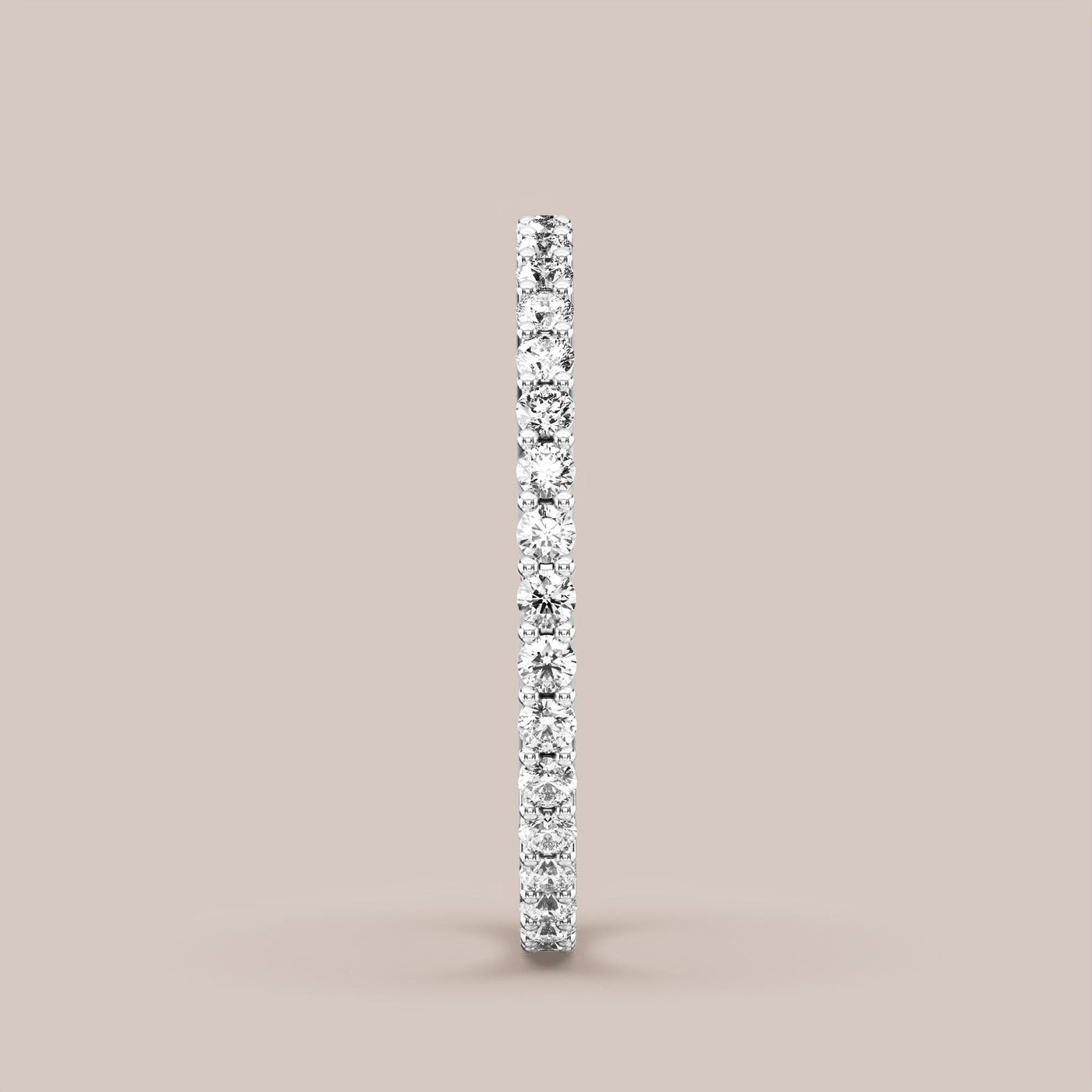 Shared Prong Diamond Band Full Eternity