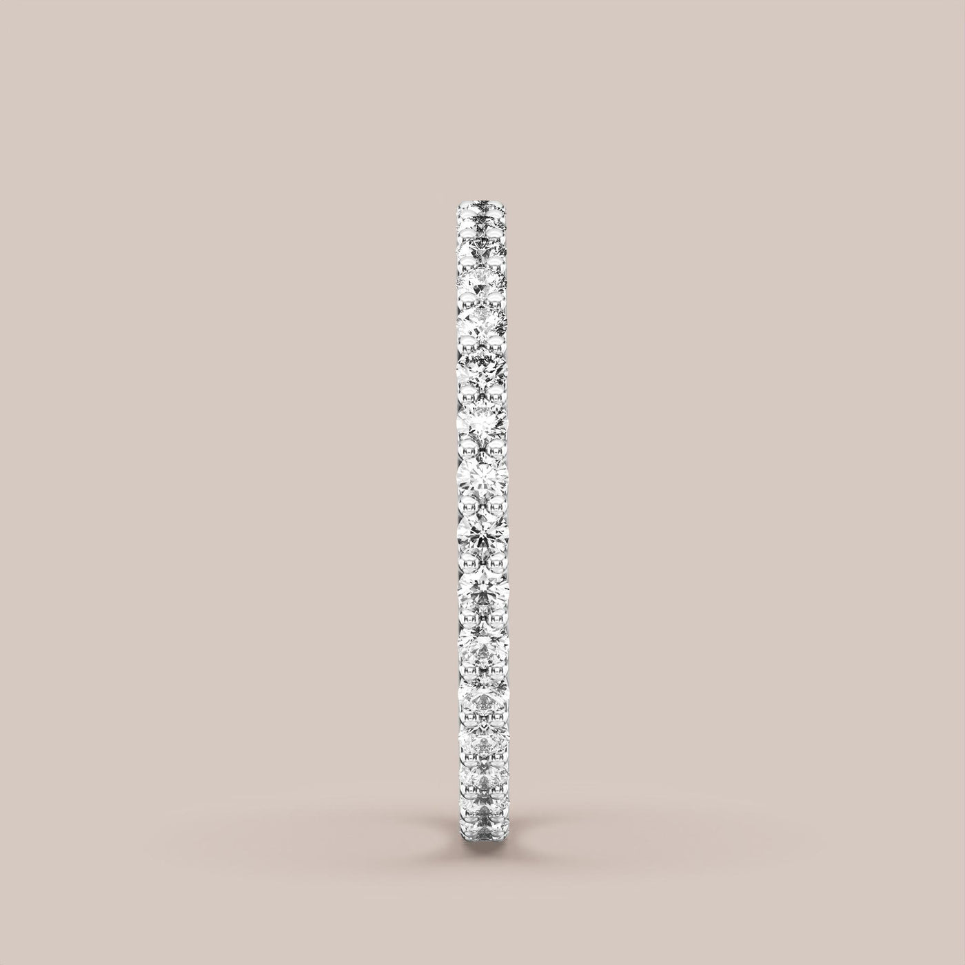 Scallop Diamond Band Full Eternity