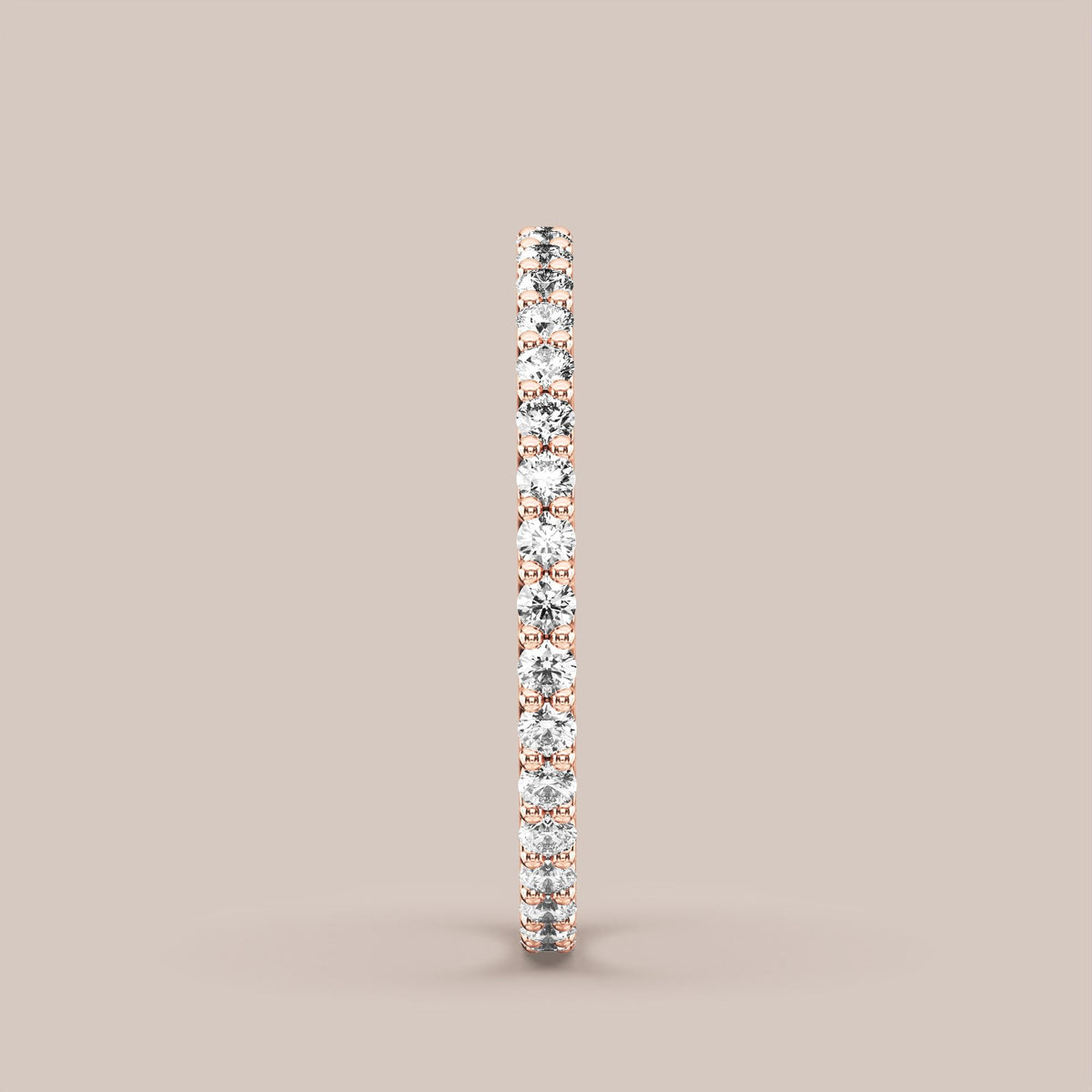 Scallop Diamond Band Full Eternity