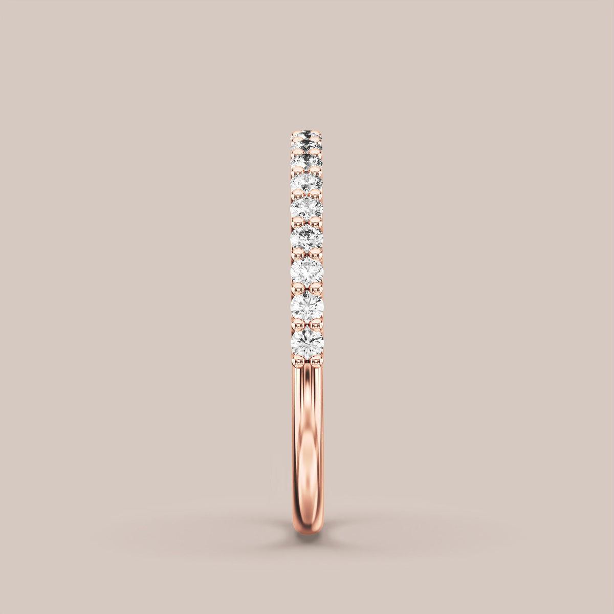 Shared Prong Diamond Band Half Eternity
