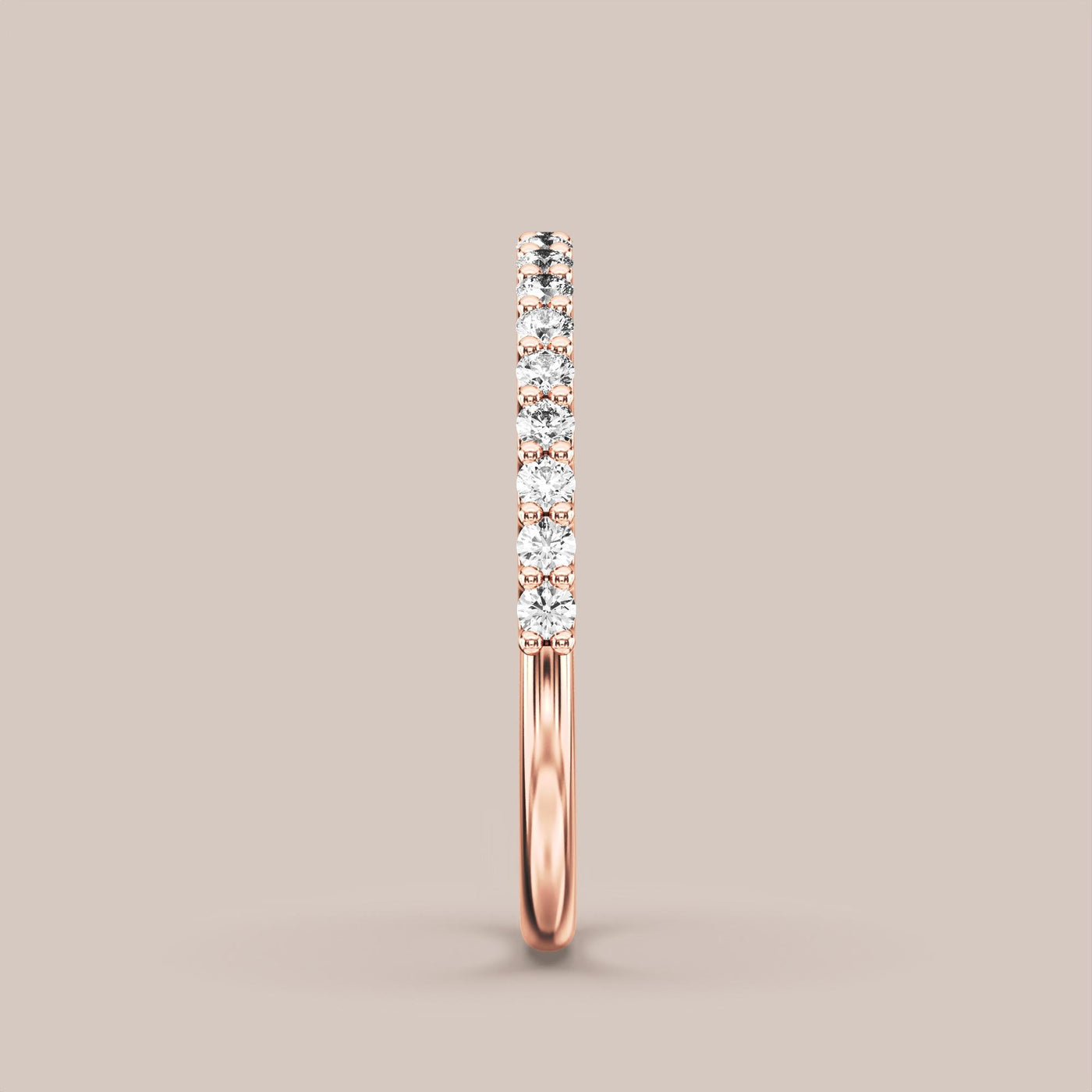 Shared Prong Diamond Band Half Eternity