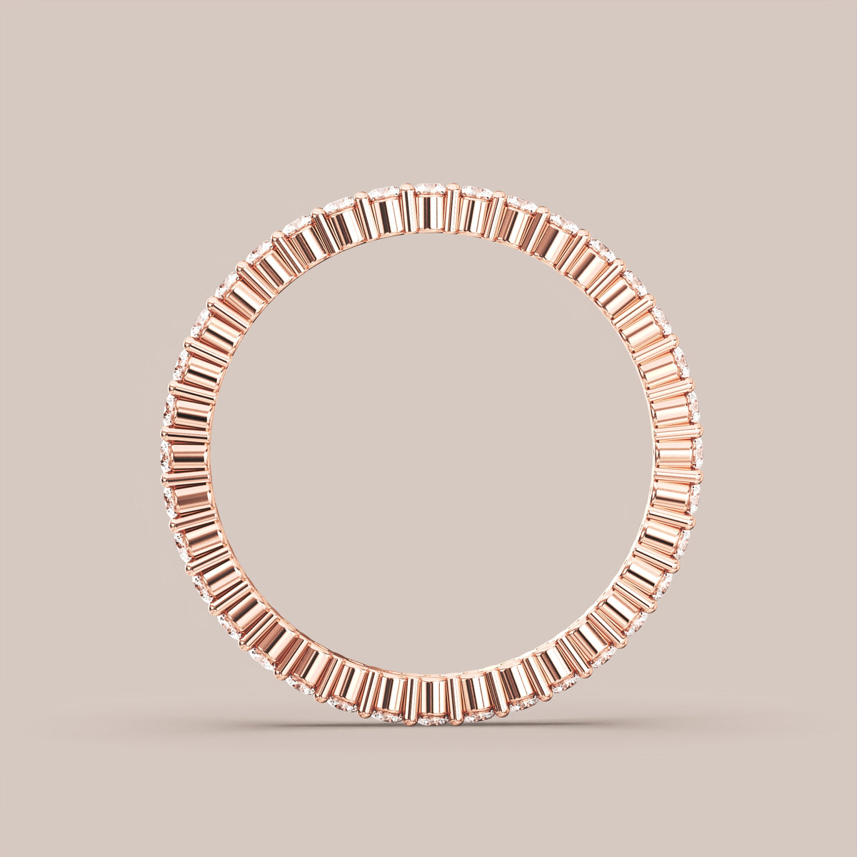 Shared Prong Diamond Band Full Eternity
