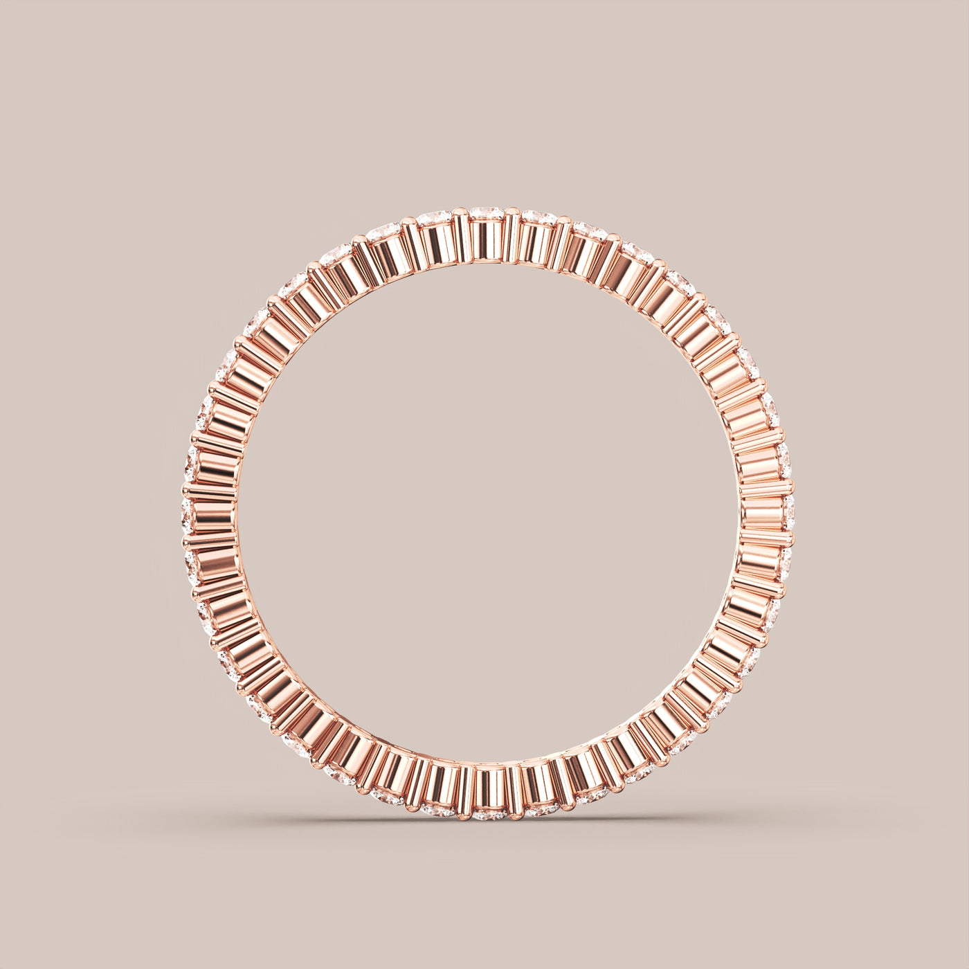 Shared Prong Diamond Band Full Eternity
