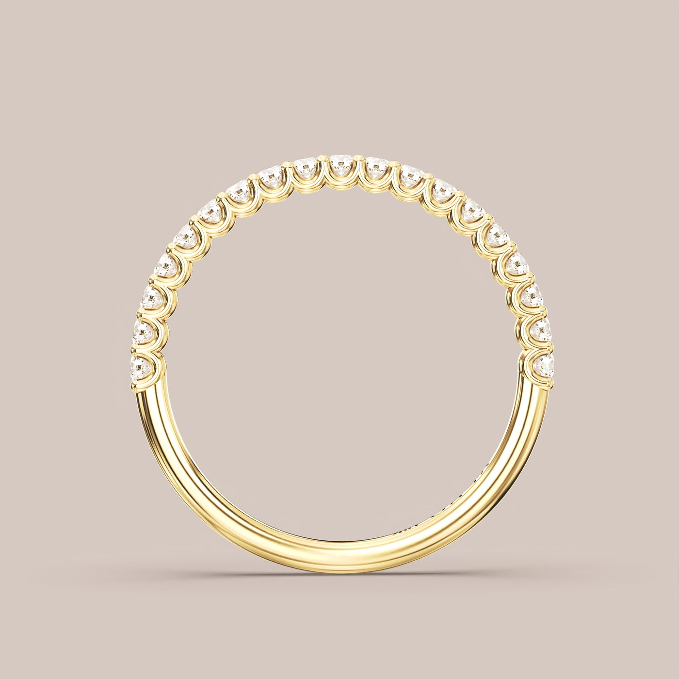 Shared Prong Diamond Band Half Eternity