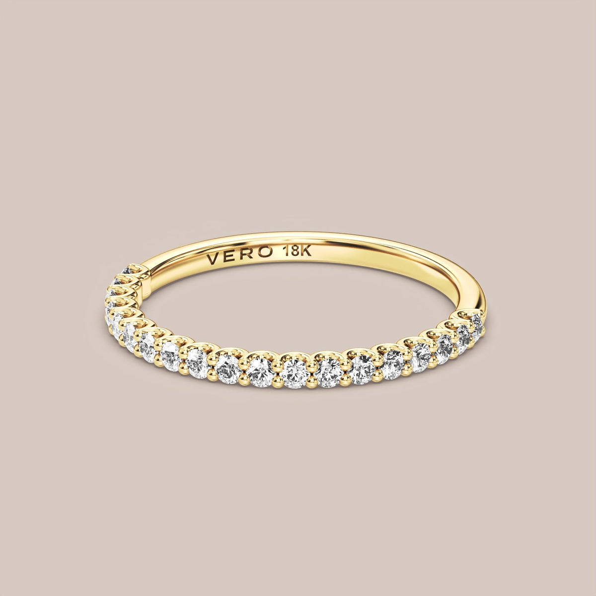 Shared Prong Diamond Band Half Eternity