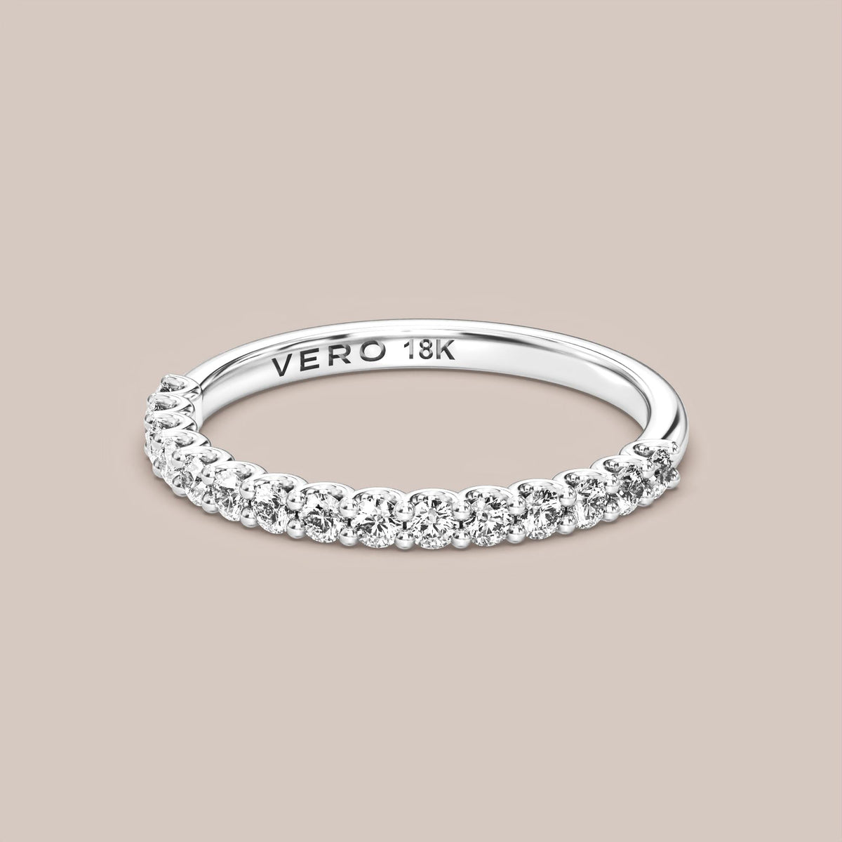 Shared Prong Diamond Band Half Eternity