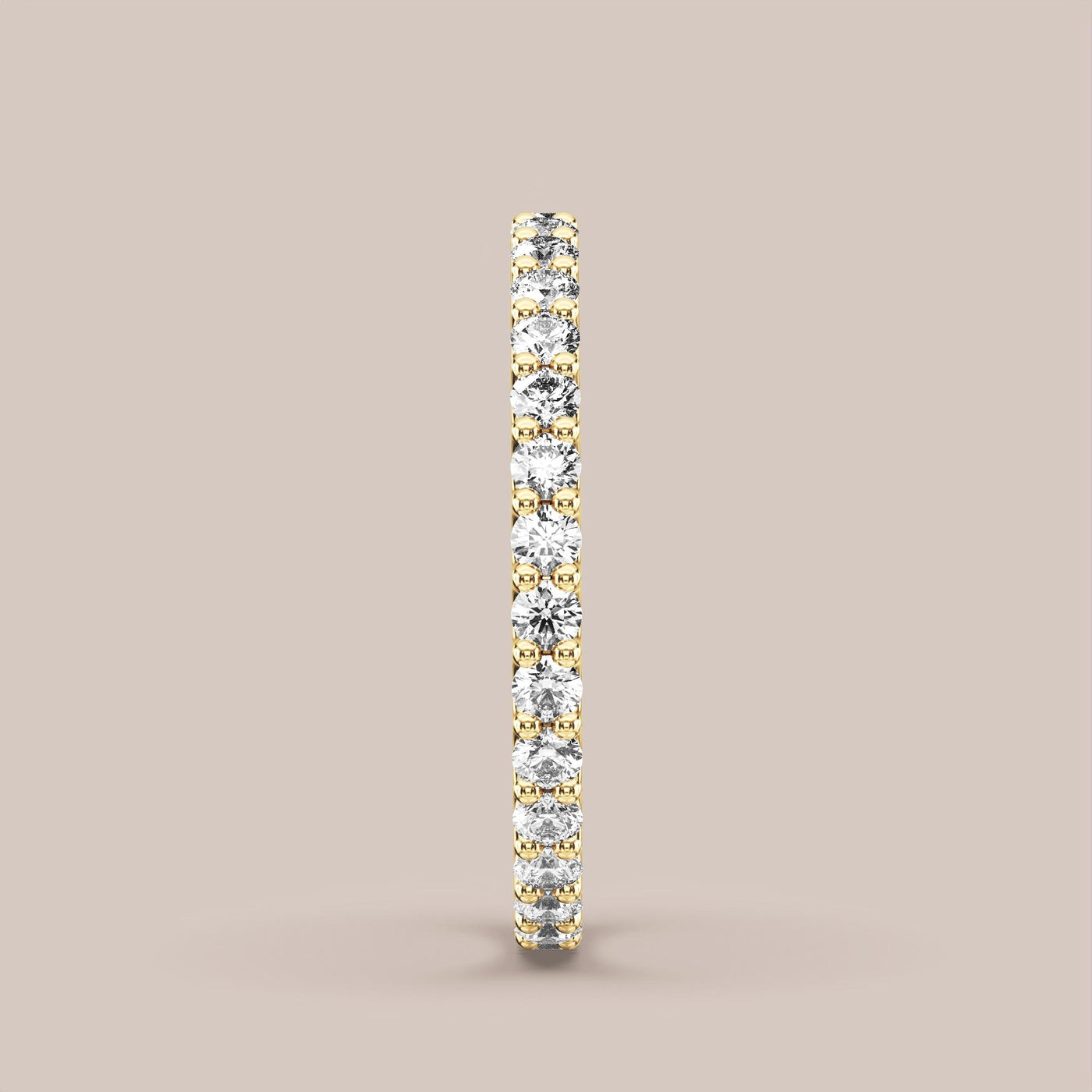 Scallop Diamond Band Full Eternity