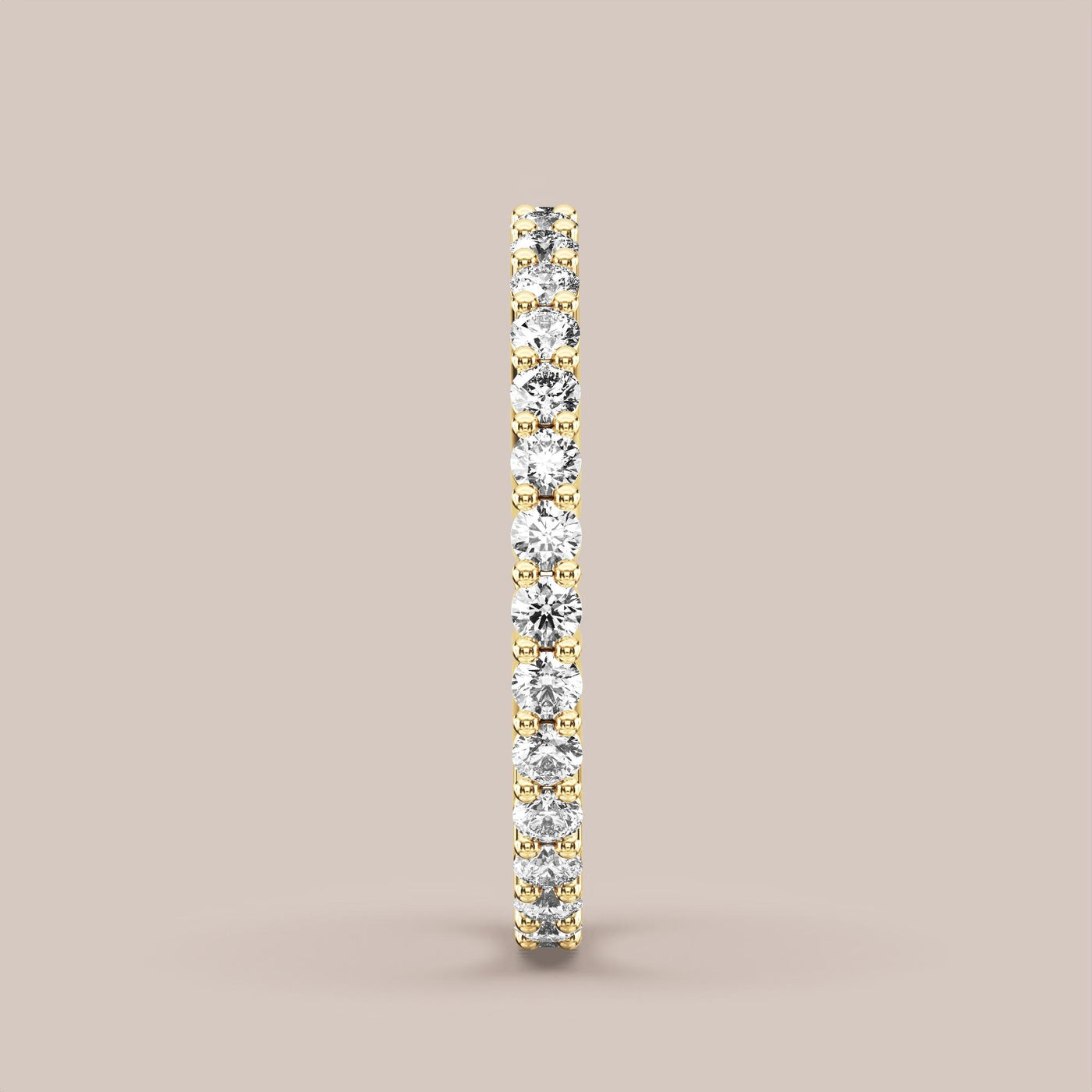 Shared Prong Diamond Band Full Eternity