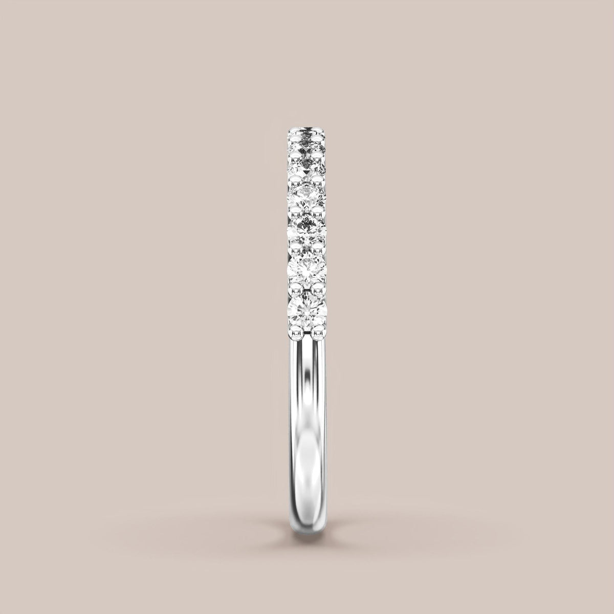 Shared Prong Diamond Band Half Eternity