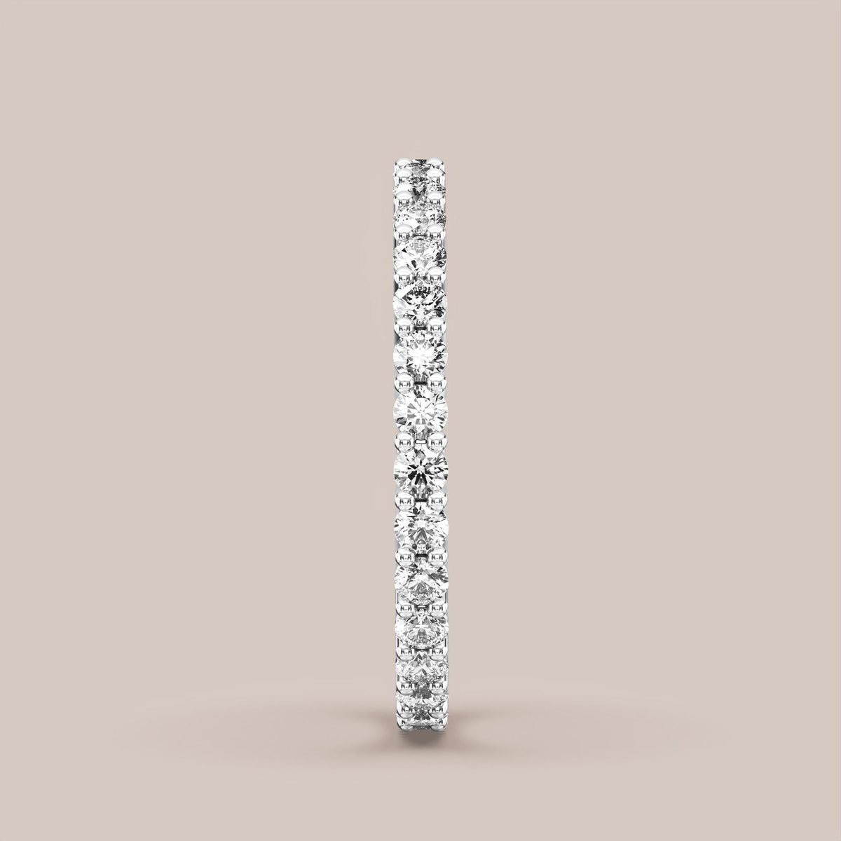 Shared Prong Diamond Band Full Eternity