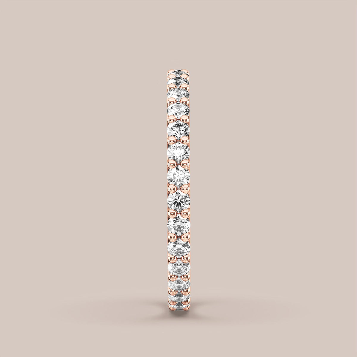 Scallop Diamond Band Full Eternity