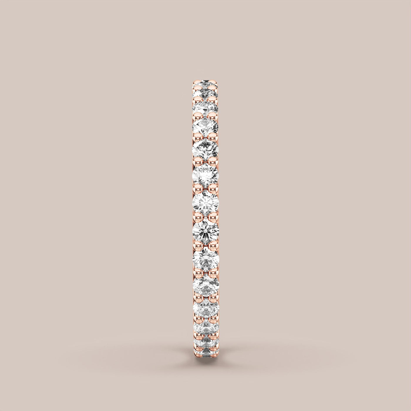 Scallop Diamond Band Full Eternity