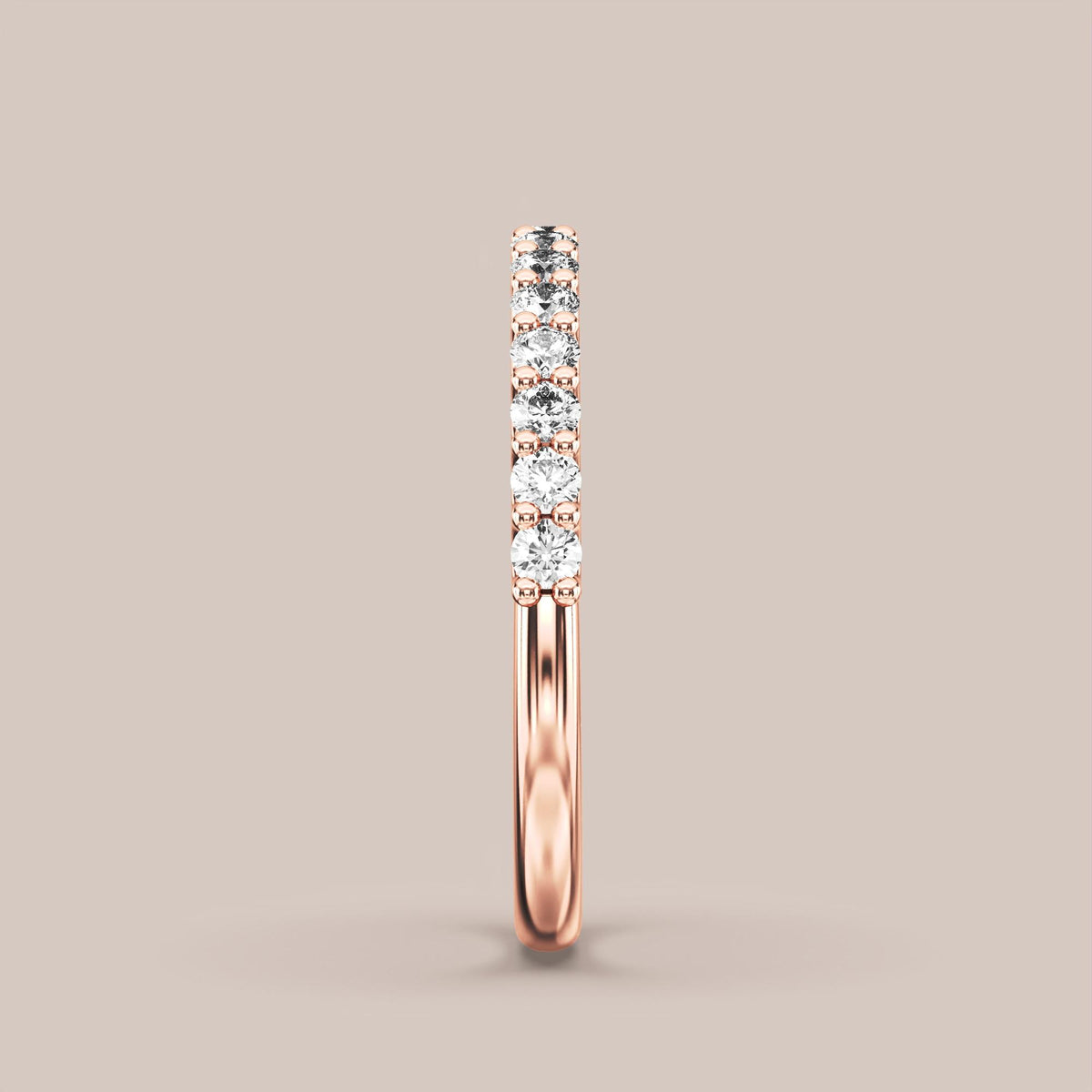 Shared Prong Diamond Band Half Eternity
