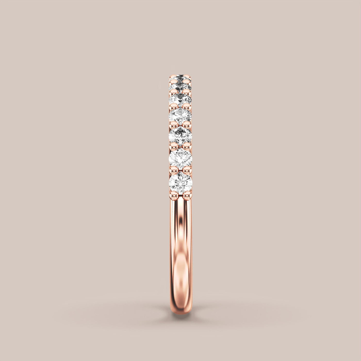 Shared Prong Diamond Band Half Eternity