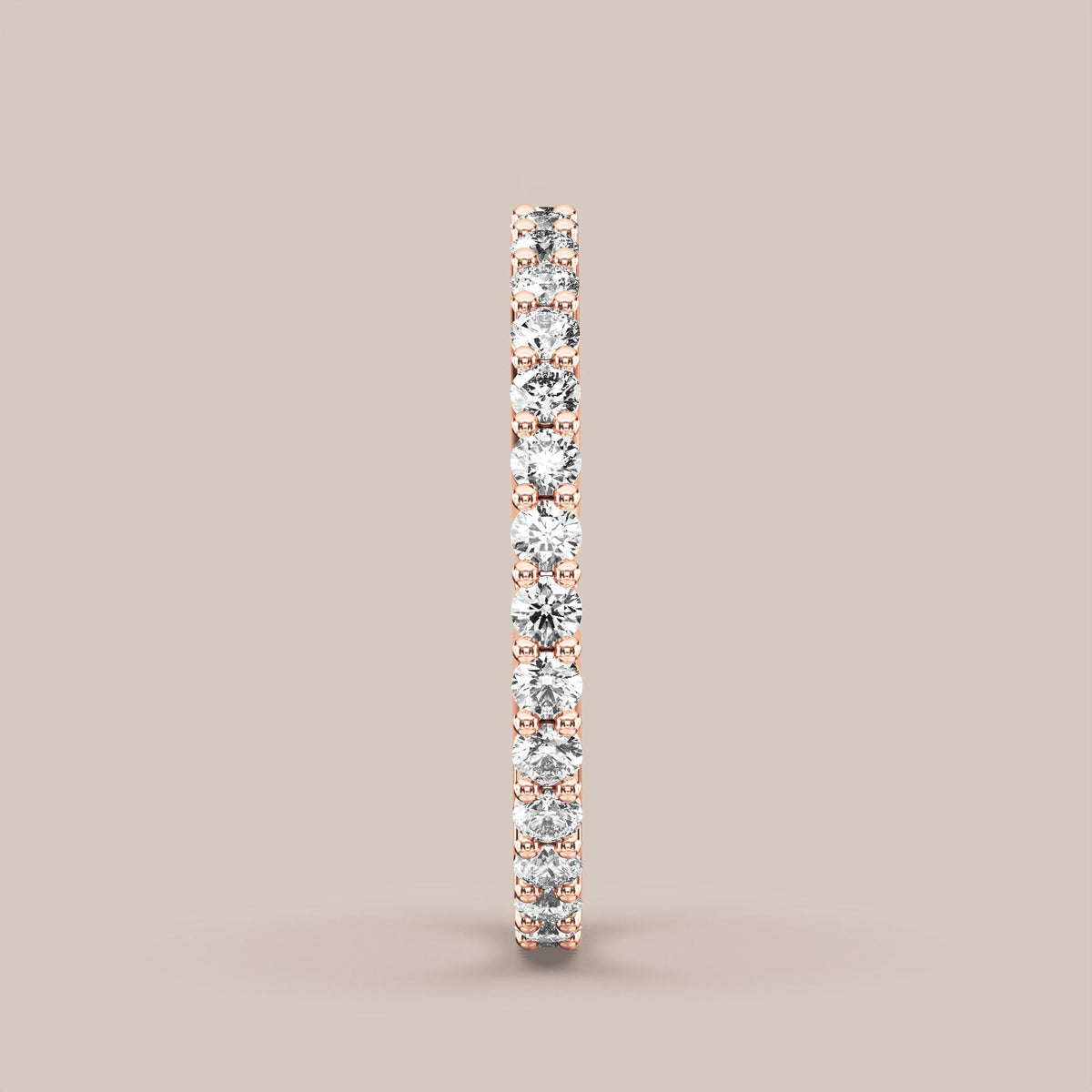 Shared Prong Diamond Band Full Eternity