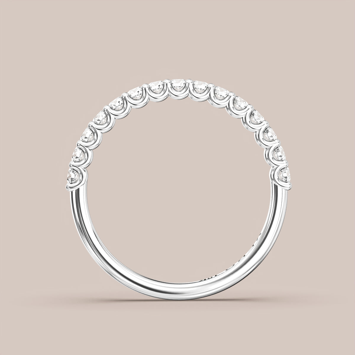 Shared Prong Diamond Band Half Eternity