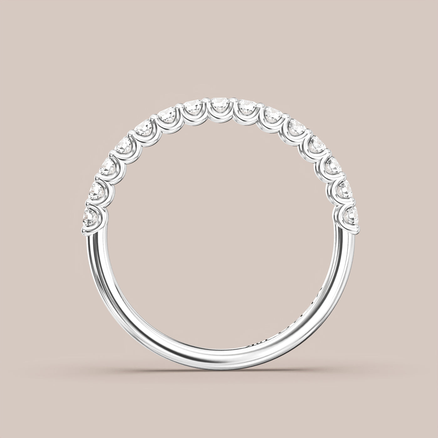 Shared Prong Diamond Band Half Eternity