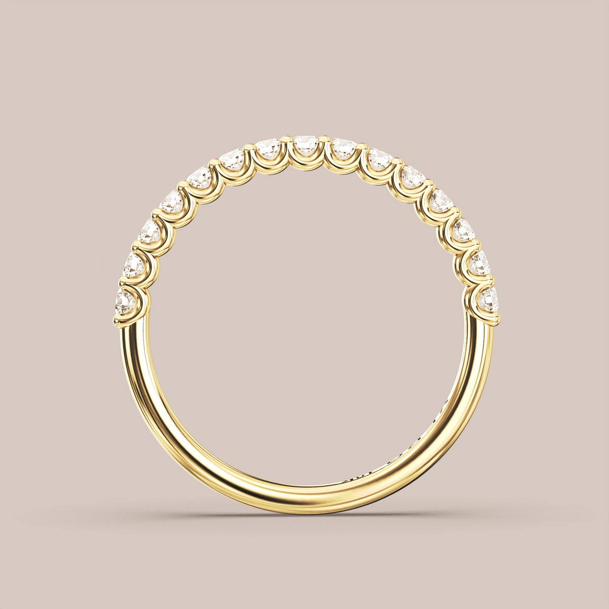 Shared Prong Diamond Band Half Eternity