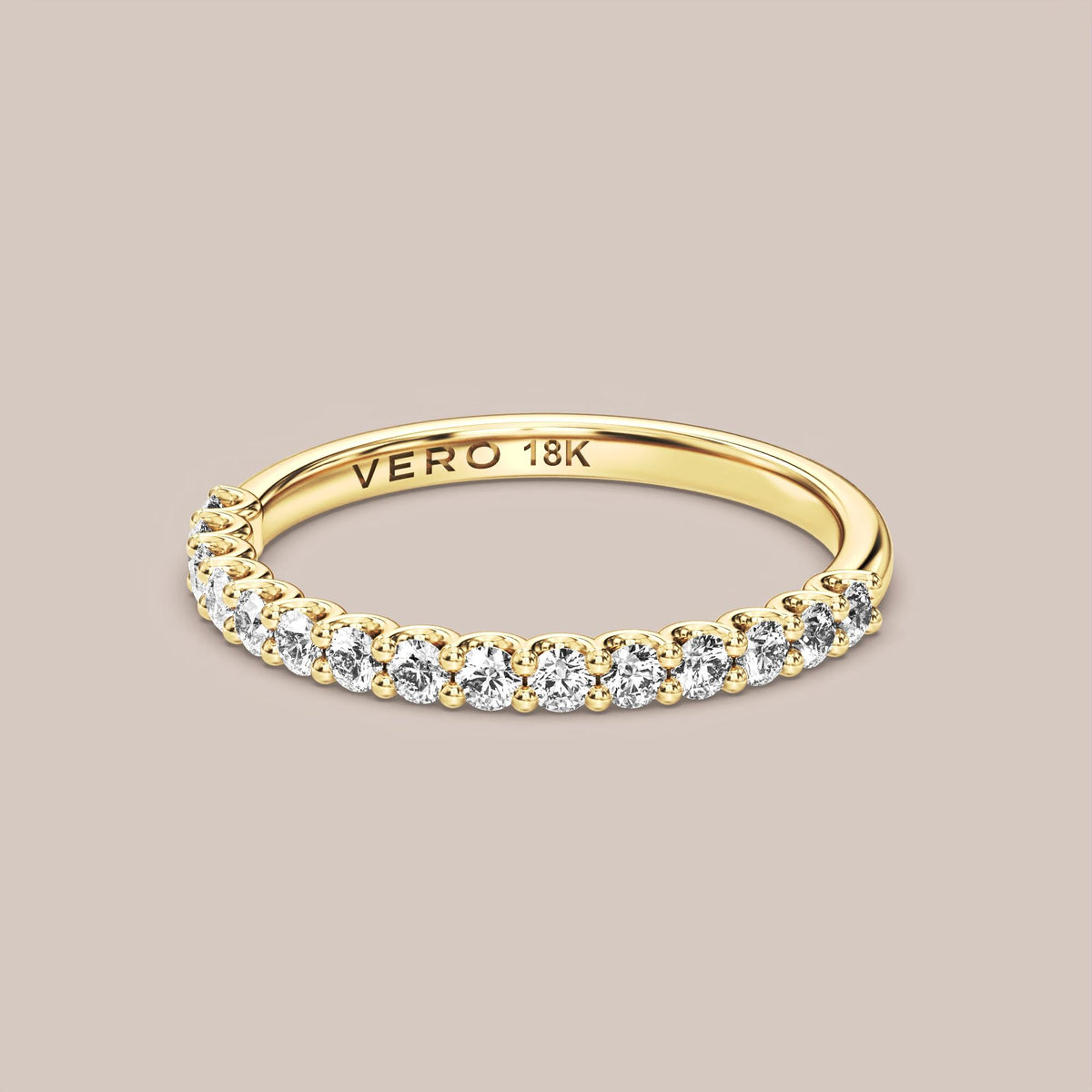 Shared Prong Diamond Band Half Eternity