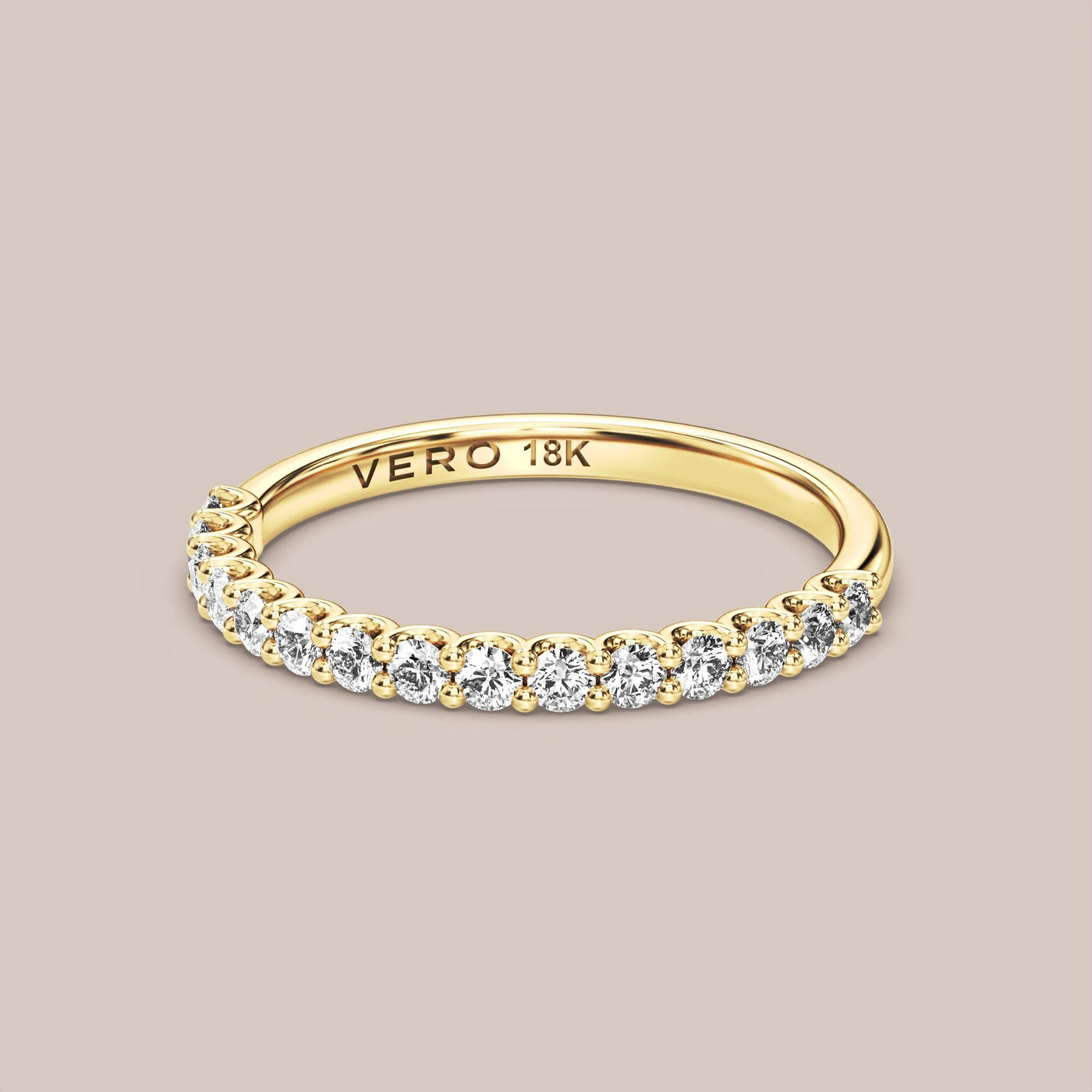 Shared Prong Diamond Band Half Eternity