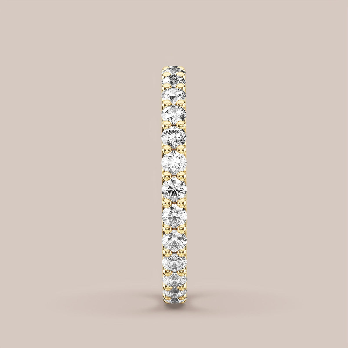 Scallop Diamond Band Full Eternity
