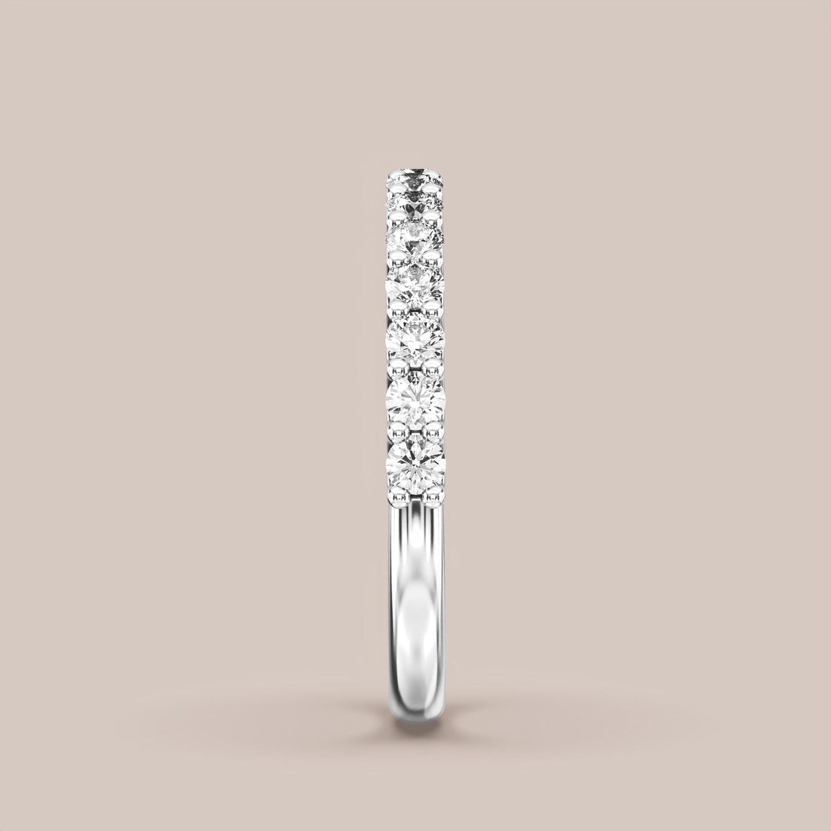 Shared Prong Diamond Band Half Eternity