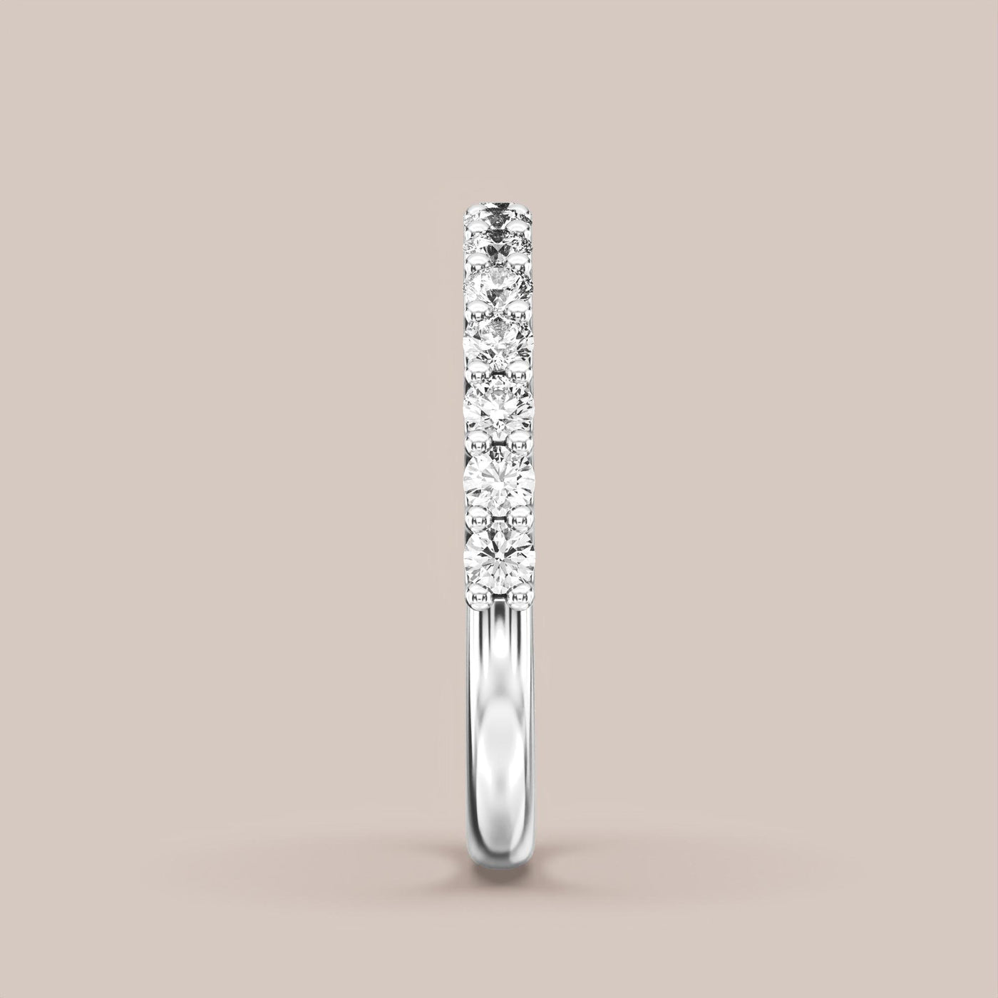 Shared Prong Diamond Band Half Eternity