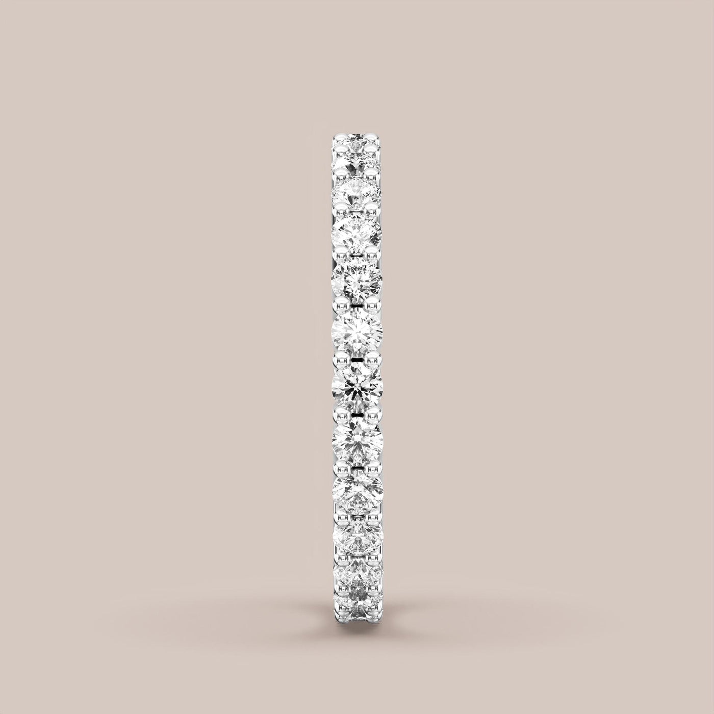 Shared Prong Diamond Band Full Eternity