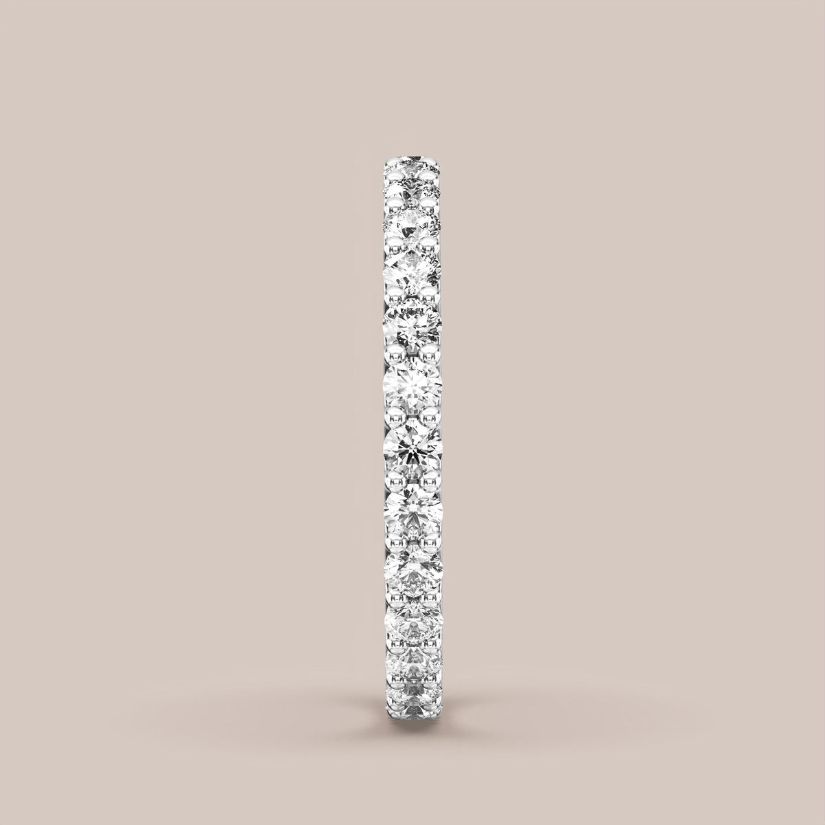 Scallop Diamond Band Full Eternity