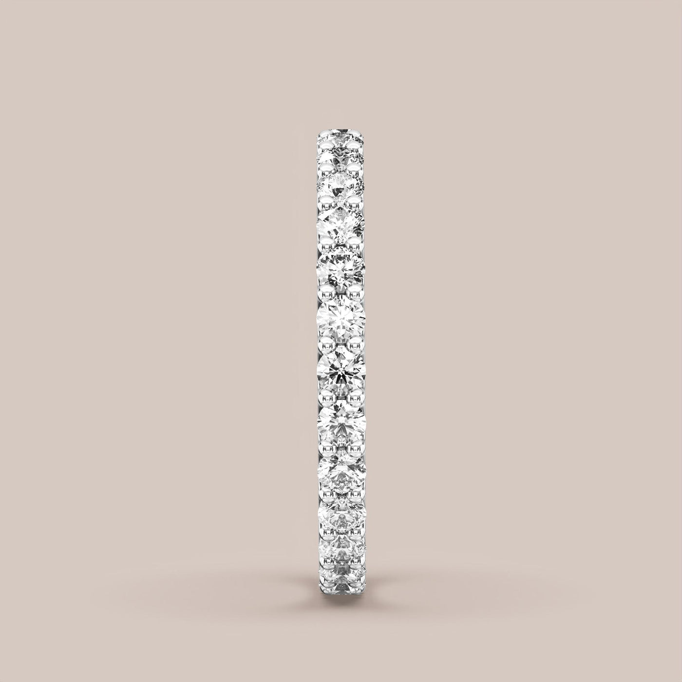 Scallop Diamond Band Full Eternity