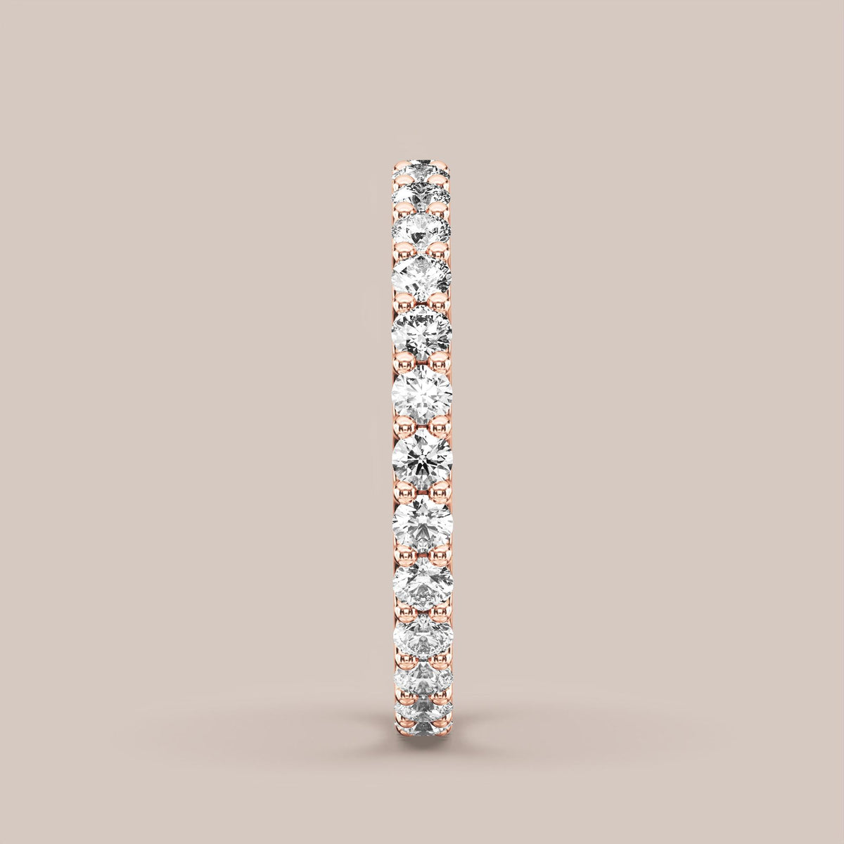 Scallop Diamond Band Full Eternity
