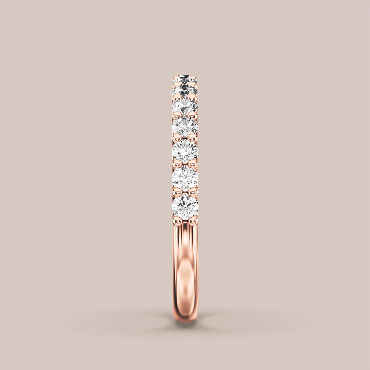 Shared Prong Diamond Band Half Eternity