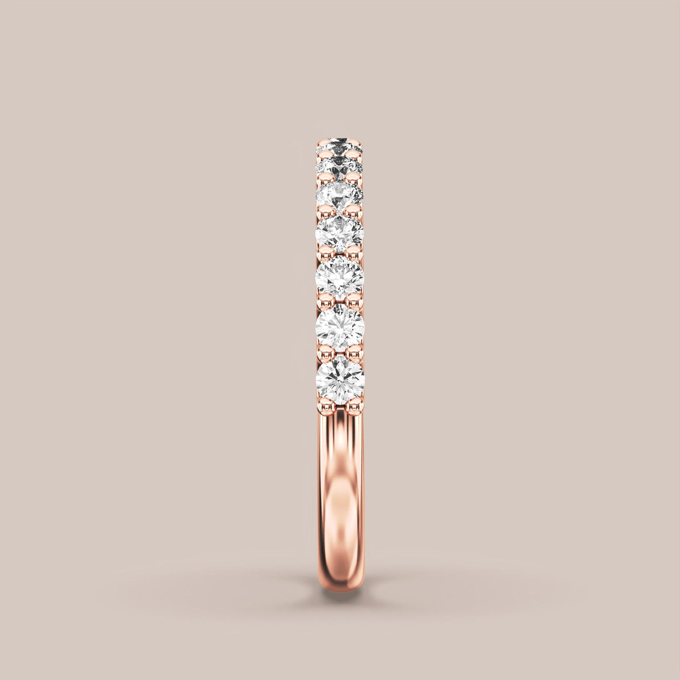 Shared Prong Diamond Band Half Eternity