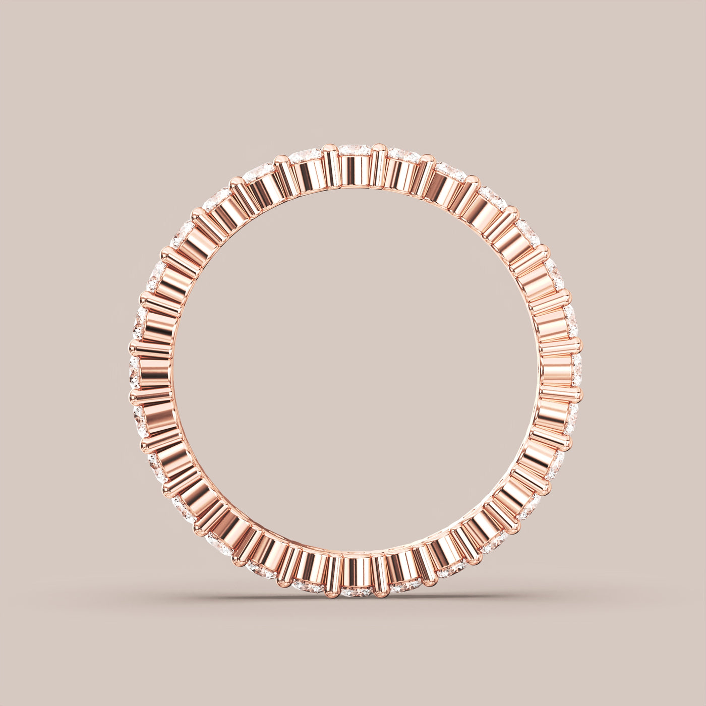 Shared Prong Diamond Band Full Eternity