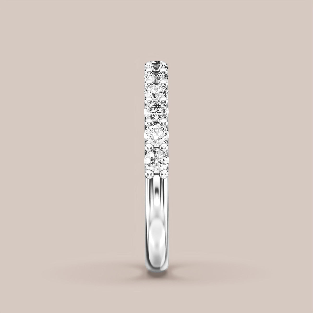 Shared Prong Diamond Band Half Eternity