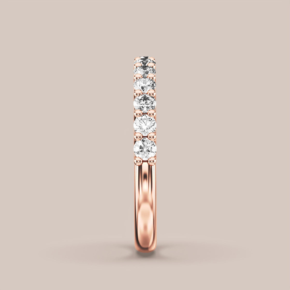 Shared Prong Diamond Band Half Eternity