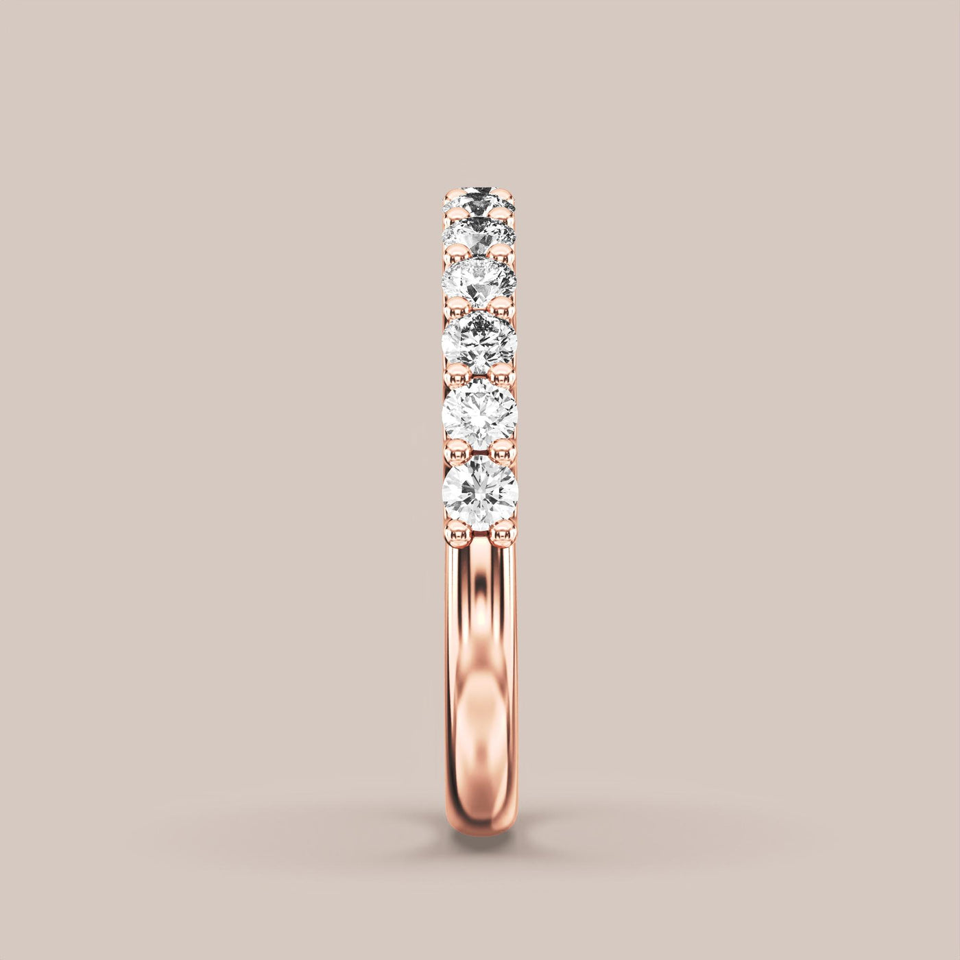 Shared Prong Diamond Band Half Eternity