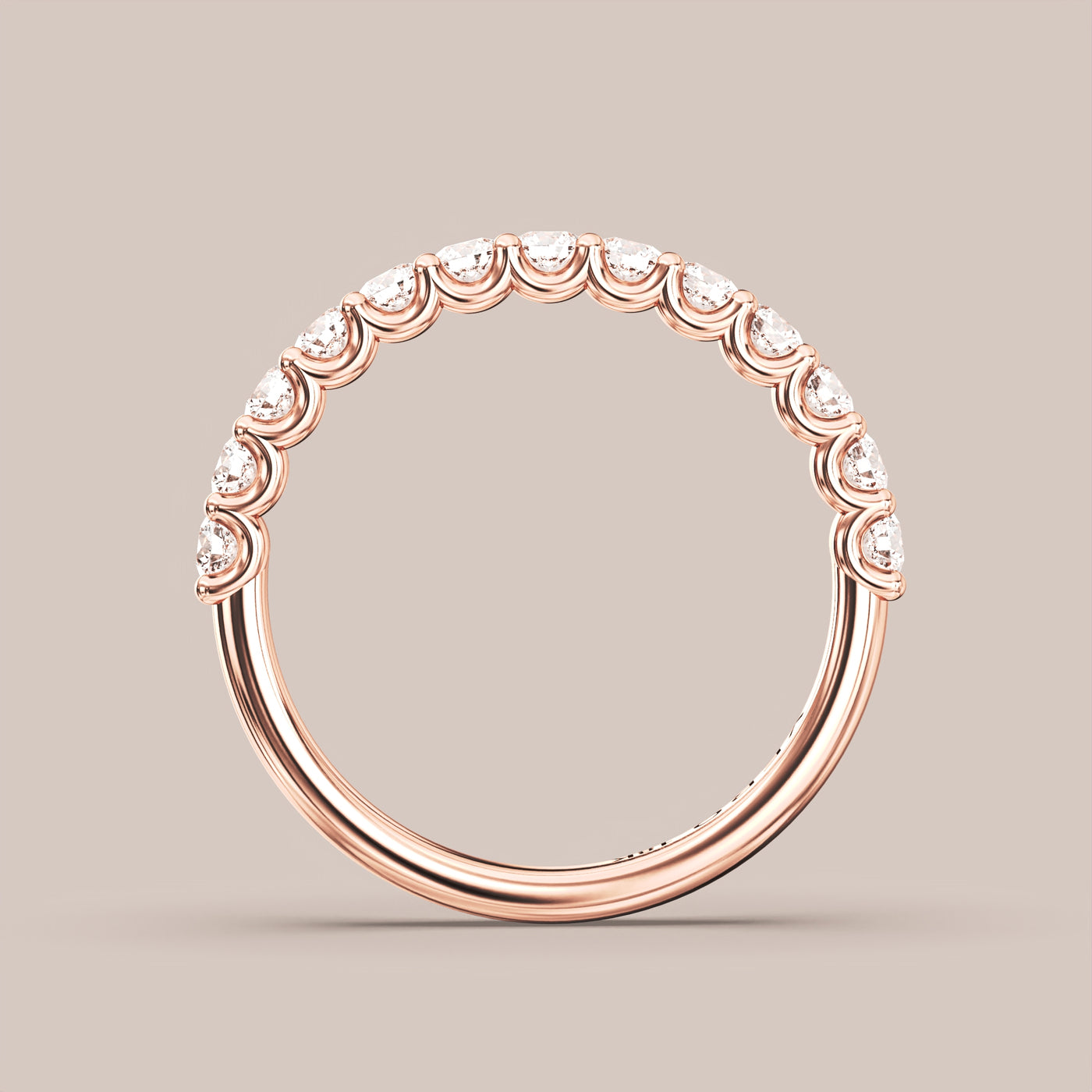 Shared Prong Diamond Band Half Eternity