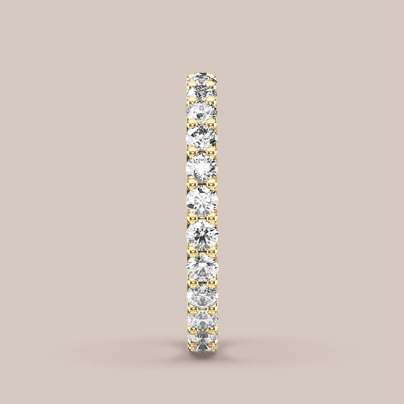 Scallop Diamond Band Full Eternity
