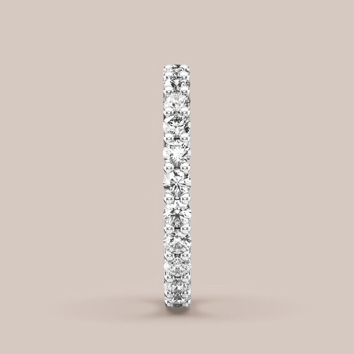 Shared Prong Diamond Band Full Eternity