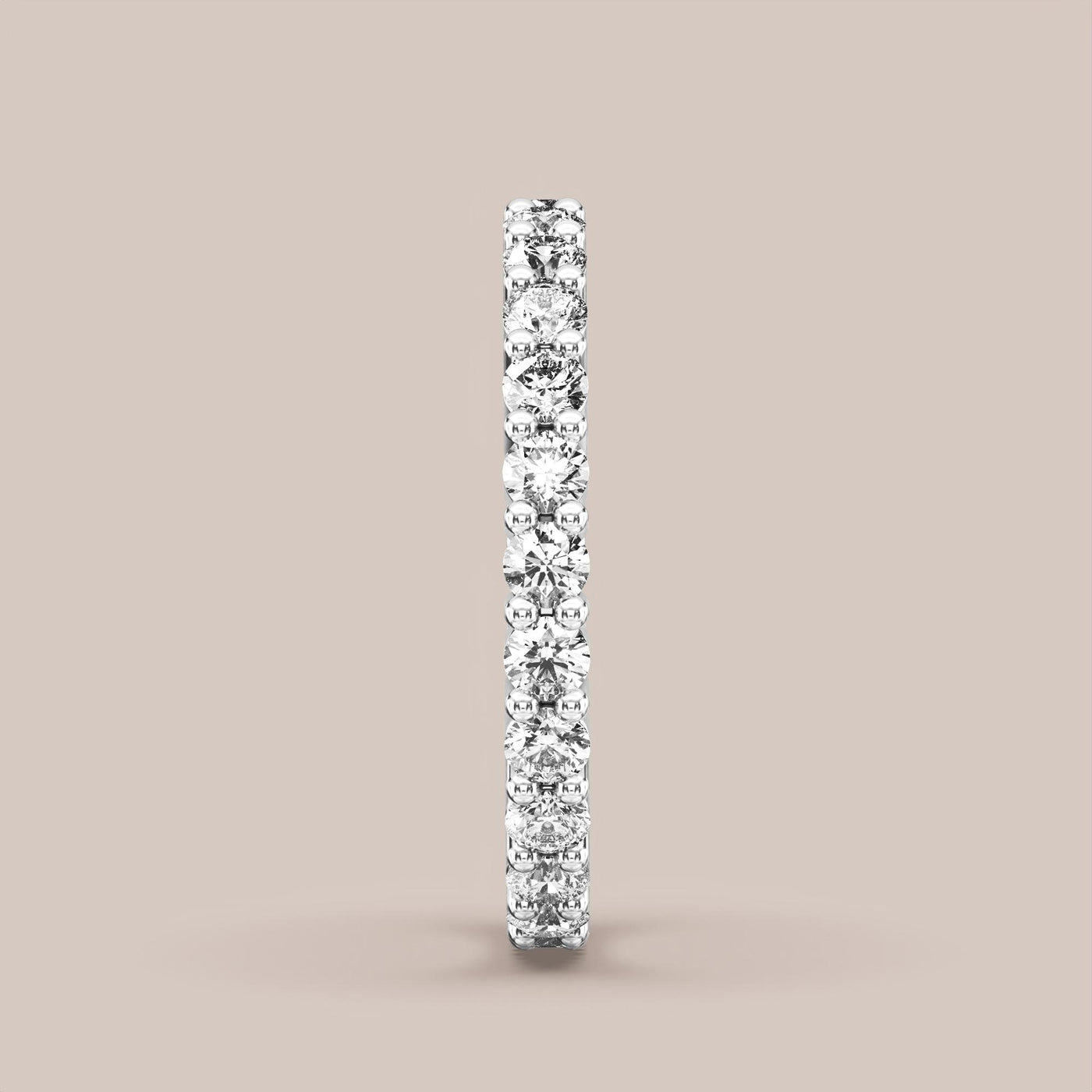 Shared Prong Diamond Band Full Eternity