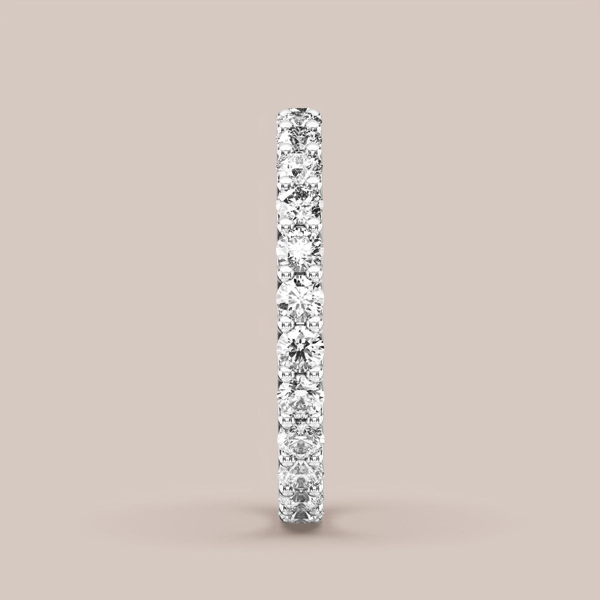 Scallop Diamond Band Full Eternity