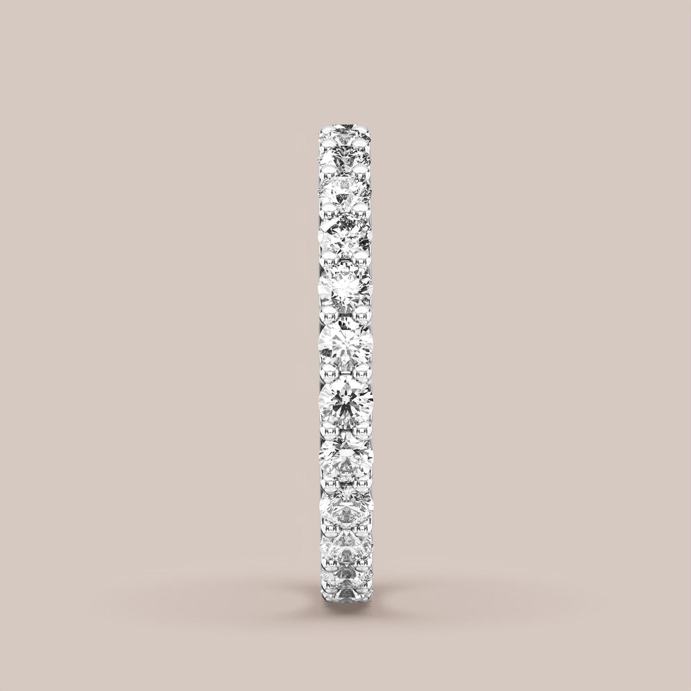 Scallop Diamond Band Full Eternity