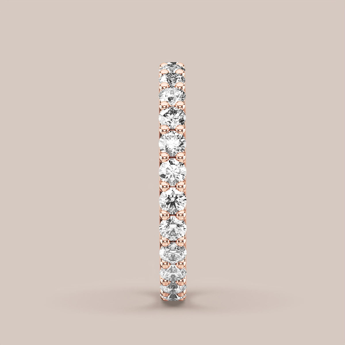 Scallop Diamond Band Full Eternity