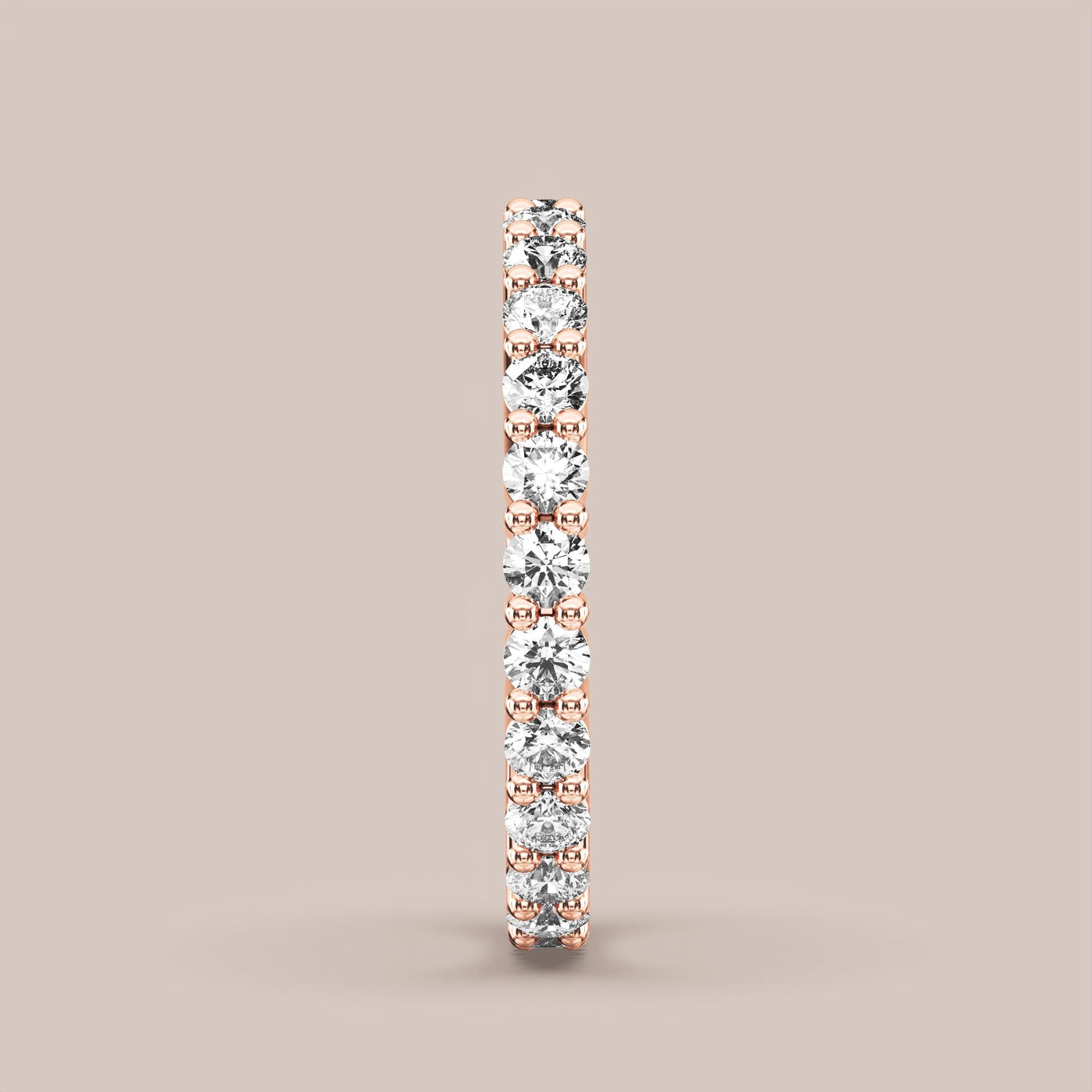 Shared Prong Diamond Band Full Eternity