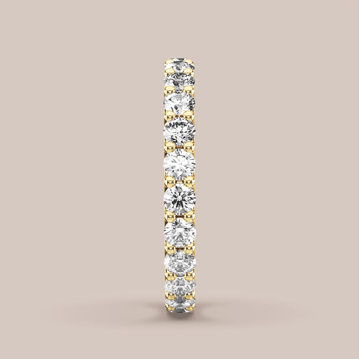 Scallop Diamond Band Full Eternity