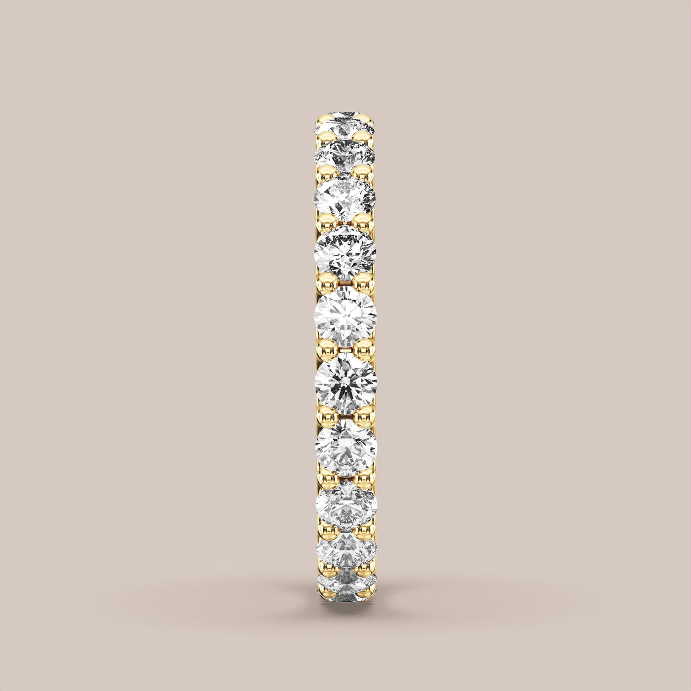 Scallop Diamond Band Full Eternity